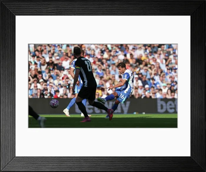 Framed Print : Brighton and Hove Albion v Wolfsburg Pre-Season Friendly 09AUG25