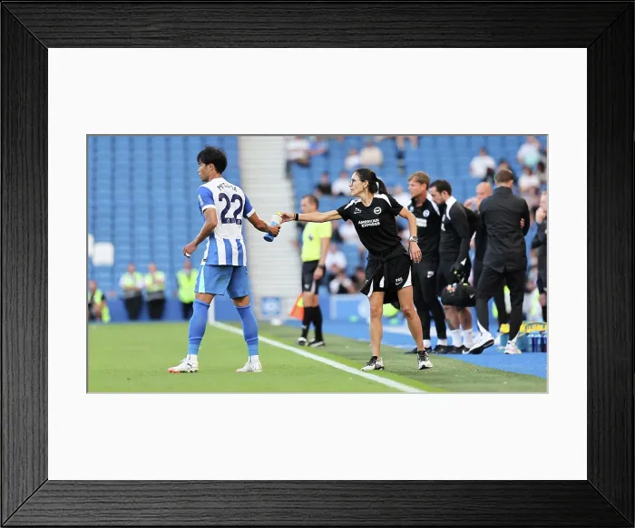 Framed Print : Brighton and Hove Albion v Wolfsburg Pre-Season Friendly 09AUG25 Framed Print : Brighton and Hove Albion v Wolfsburg Pre-Season Friendly 09AUG25