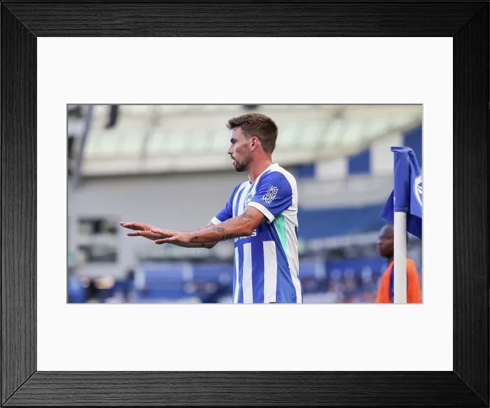 Framed Print : Brighton and Hove Albion v Wolfsburg Pre-Season Friendly 09AUG25 Framed Print : Brighton and Hove Albion v Wolfsburg Pre-Season Friendly 09AUG25