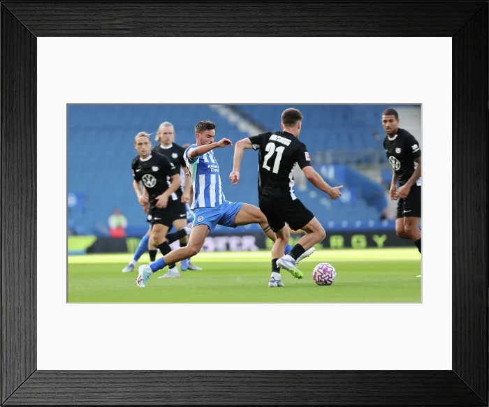 Framed Print : Brighton and Hove Albion v Wolfsburg Pre-Season Friendly 09AUG25 Framed Print : Brighton and Hove Albion v Wolfsburg Pre-Season Friendly 09AUG25