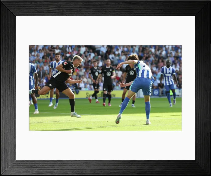 Framed Print : Brighton and Hove Albion v Wolfsburg Pre-Season Friendly 09AUG25 Framed Print : Brighton and Hove Albion v Wolfsburg Pre-Season Friendly 09AUG25