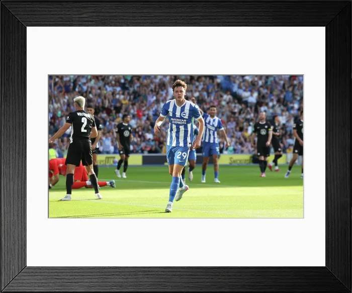 Framed Print : Brighton and Hove Albion v Wolfsburg Pre-Season Friendly 09AUG25 Framed Print : Brighton and Hove Albion v Wolfsburg Pre-Season Friendly 09AUG25