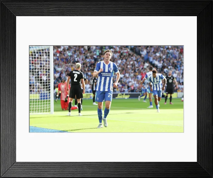 Framed Print : Brighton and Hove Albion v Wolfsburg Pre-Season Friendly 09AUG25