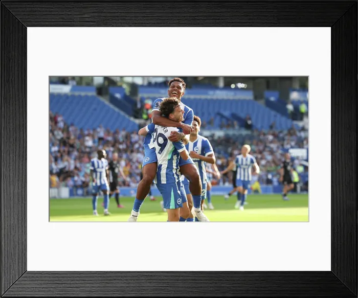 Framed Print : Brighton and Hove Albion v Wolfsburg Pre-Season Friendly 09AUG25 Framed Print : Brighton and Hove Albion v Wolfsburg Pre-Season Friendly 09AUG25