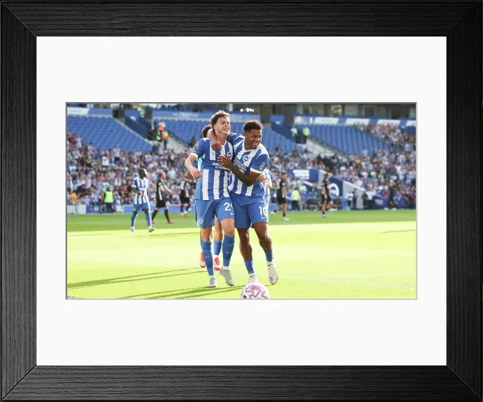 Framed Print : Brighton and Hove Albion v Wolfsburg Pre-Season Friendly 09AUG25 Framed Print : Brighton and Hove Albion v Wolfsburg Pre-Season Friendly 09AUG25