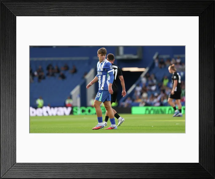 Framed Print : Brighton and Hove Albion v Wolfsburg Pre-Season Friendly 09AUG25 Framed Print : Brighton and Hove Albion v Wolfsburg Pre-Season Friendly 09AUG25