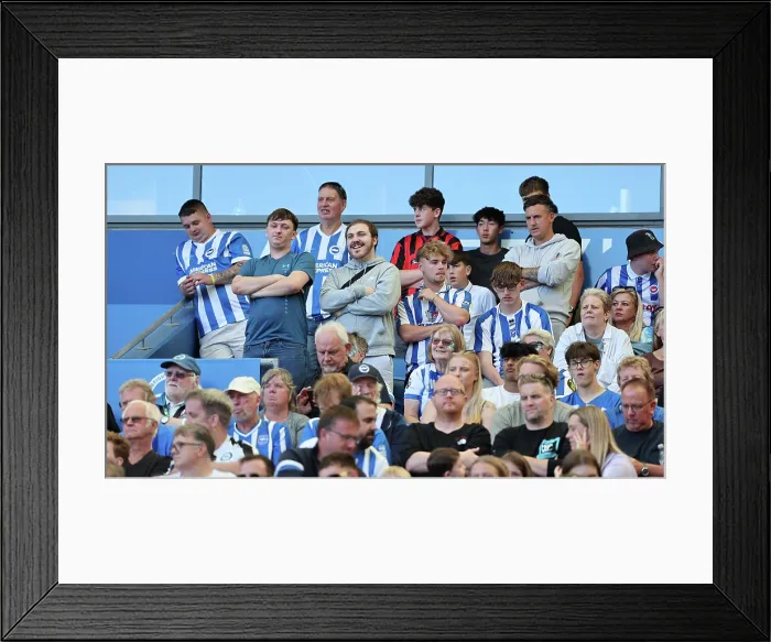 Framed Print : Brighton and Hove Albion v Wolfsburg Pre-Season Friendly 09AUG25 Framed Print : Brighton and Hove Albion v Wolfsburg Pre-Season Friendly 09AUG25