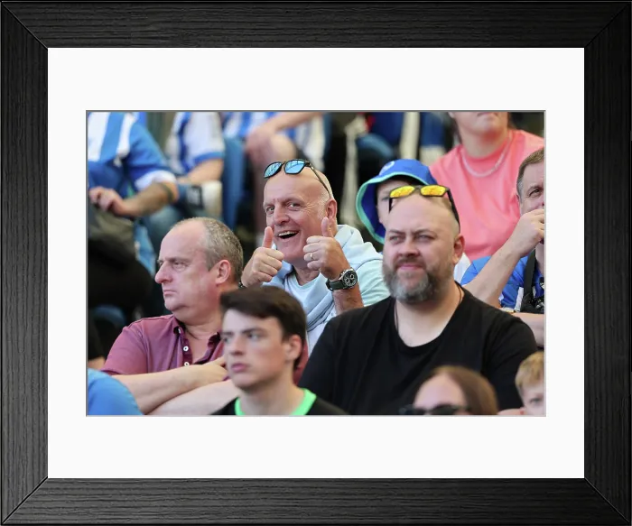 Framed Print : Brighton and Hove Albion v Wolfsburg Pre-Season Friendly 09AUG25