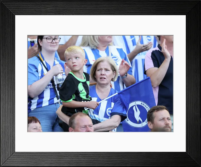 Framed Print : Brighton and Hove Albion v Wolfsburg Pre-Season Friendly 09AUG25 Framed Print : Brighton and Hove Albion v Wolfsburg Pre-Season Friendly 09AUG25