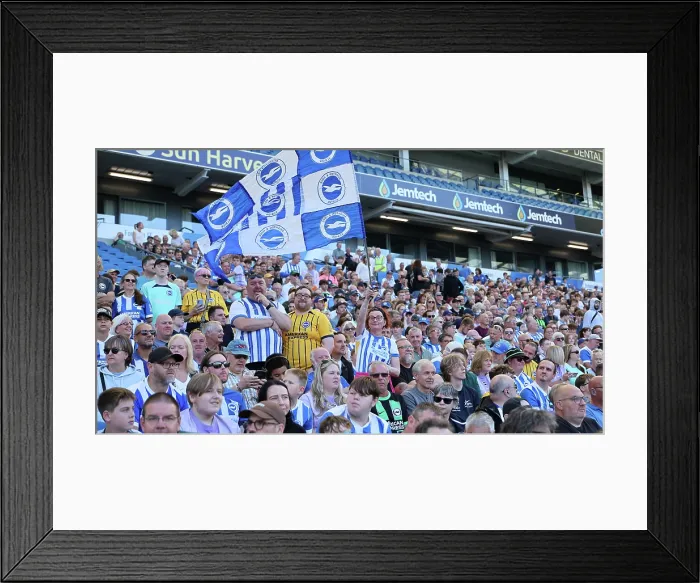 Framed Print : Brighton and Hove Albion v Wolfsburg Pre-Season Friendly 09AUG25 Framed Print : Brighton and Hove Albion v Wolfsburg Pre-Season Friendly 09AUG25