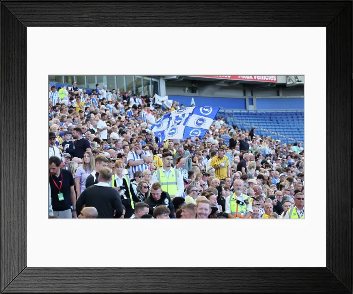 Framed Print : Brighton and Hove Albion v Wolfsburg Pre-Season Friendly 09AUG25 Framed Print : Brighton and Hove Albion v Wolfsburg Pre-Season Friendly 09AUG25