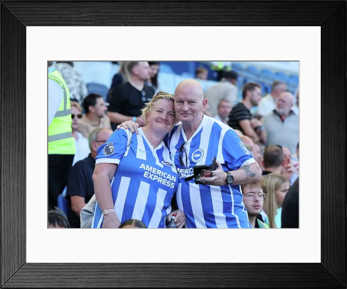 Framed Print : Brighton and Hove Albion v Wolfsburg Pre-Season Friendly 09AUG25 Framed Print : Brighton and Hove Albion v Wolfsburg Pre-Season Friendly 09AUG25