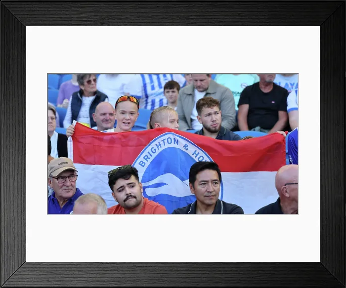Framed Print : Brighton and Hove Albion v Wolfsburg Pre-Season Friendly 09AUG25 Framed Print : Brighton and Hove Albion v Wolfsburg Pre-Season Friendly 09AUG25
