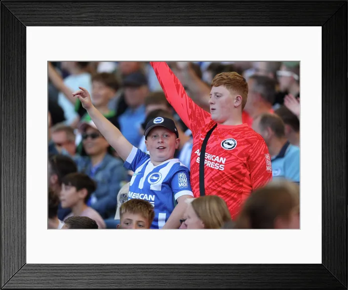 Framed Print : Brighton and Hove Albion v Wolfsburg Pre-Season Friendly 09AUG25 Framed Print : Brighton and Hove Albion v Wolfsburg Pre-Season Friendly 09AUG25