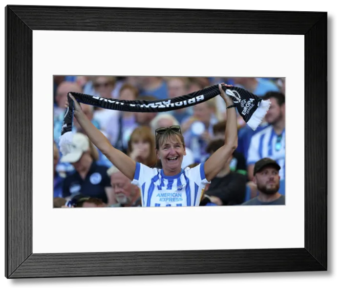 Framed Print : Brighton and Hove Albion v Wolfsburg Pre-Season Friendly 09AUG25