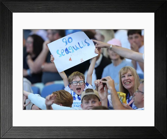 Framed Print : Brighton and Hove Albion v Wolfsburg Pre-Season Friendly 09AUG25 Framed Print : Brighton and Hove Albion v Wolfsburg Pre-Season Friendly 09AUG25