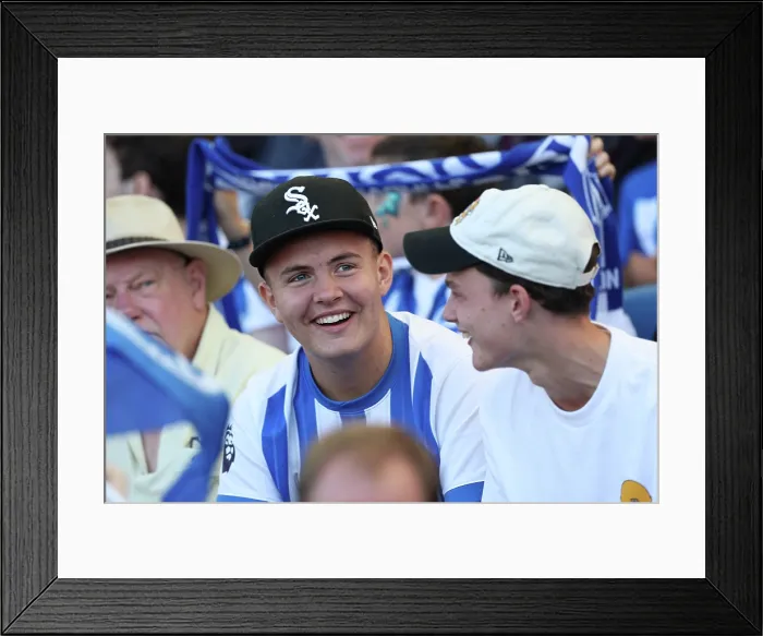 Framed Print : Brighton and Hove Albion v Wolfsburg Pre-Season Friendly 09AUG25 Framed Print : Brighton and Hove Albion v Wolfsburg Pre-Season Friendly 09AUG25