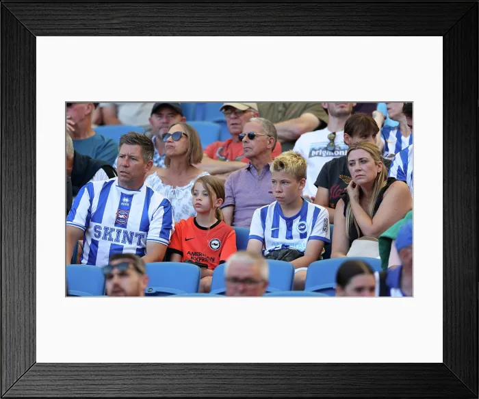 Framed Print : Brighton and Hove Albion v Wolfsburg Pre-Season Friendly 09AUG25 Framed Print : Brighton and Hove Albion v Wolfsburg Pre-Season Friendly 09AUG25