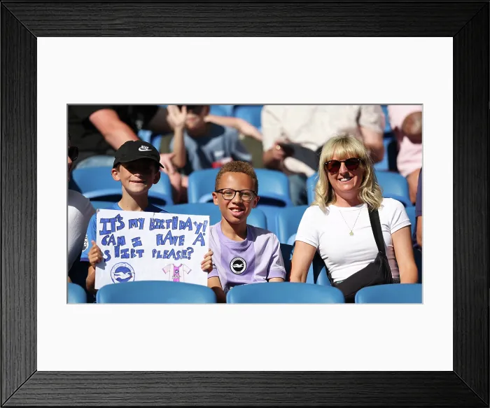 Framed Print : Brighton and Hove Albion v Wolfsburg Pre-Season Friendly 09AUG25 Framed Print : Brighton and Hove Albion v Wolfsburg Pre-Season Friendly 09AUG25