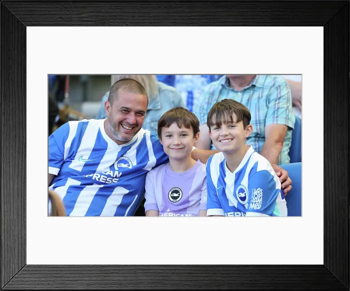 Framed Print : Brighton and Hove Albion v Wolfsburg Pre-Season Friendly 09AUG25 Framed Print : Brighton and Hove Albion v Wolfsburg Pre-Season Friendly 09AUG25