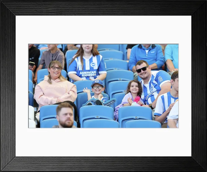 Framed Print : Brighton and Hove Albion v Wolfsburg Pre-Season Friendly 09AUG25 Framed Print : Brighton and Hove Albion v Wolfsburg Pre-Season Friendly 09AUG25