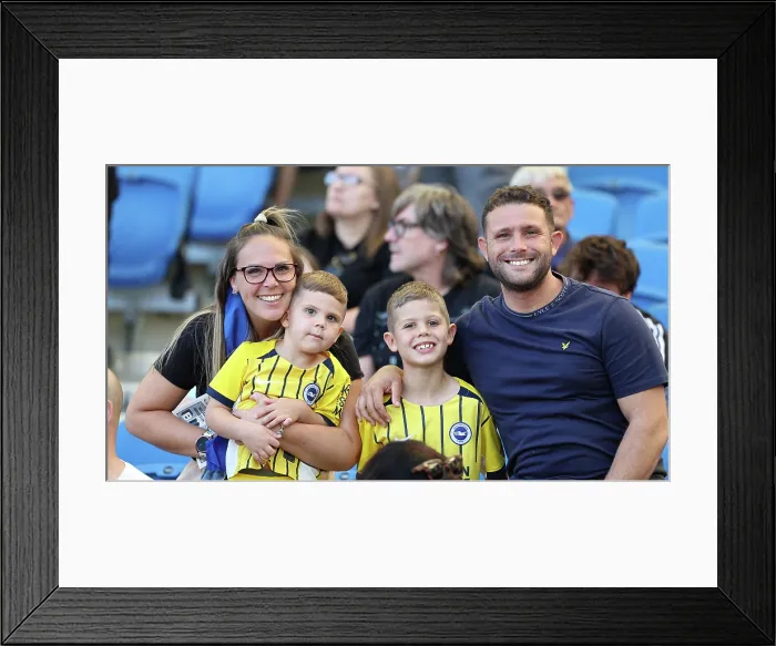 Framed Print : Brighton and Hove Albion v Wolfsburg Pre-Season Friendly 09AUG25 Framed Print : Brighton and Hove Albion v Wolfsburg Pre-Season Friendly 09AUG25