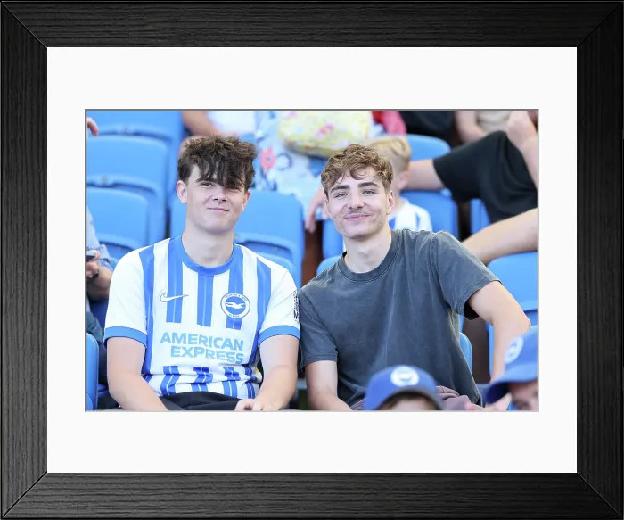 Framed Print : Brighton and Hove Albion v Wolfsburg Pre-Season Friendly 09AUG25 Framed Print : Brighton and Hove Albion v Wolfsburg Pre-Season Friendly 09AUG25