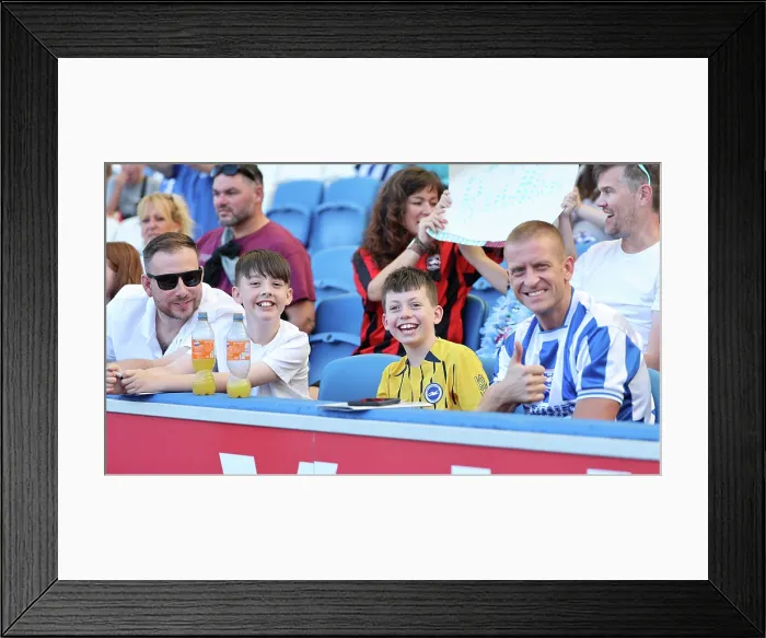 Framed Print : Brighton and Hove Albion v Wolfsburg Pre-Season Friendly 09AUG25 Framed Print : Brighton and Hove Albion v Wolfsburg Pre-Season Friendly 09AUG25