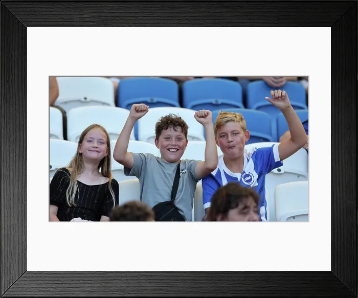Framed Print : Brighton and Hove Albion v Wolfsburg Pre-Season Friendly 09AUG25 Framed Print : Brighton and Hove Albion v Wolfsburg Pre-Season Friendly 09AUG25