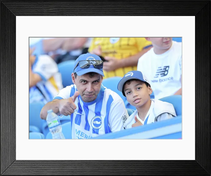 Framed Print : Brighton and Hove Albion v Wolfsburg Pre-Season Friendly 09AUG25 Framed Print : Brighton and Hove Albion v Wolfsburg Pre-Season Friendly 09AUG25