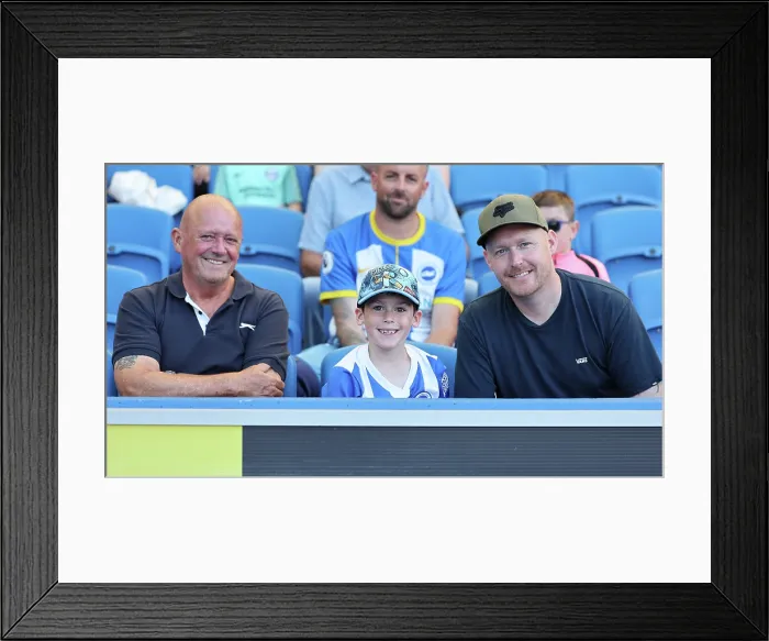 Framed Print : Brighton and Hove Albion v Wolfsburg Pre-Season Friendly 09AUG25 Framed Print : Brighton and Hove Albion v Wolfsburg Pre-Season Friendly 09AUG25