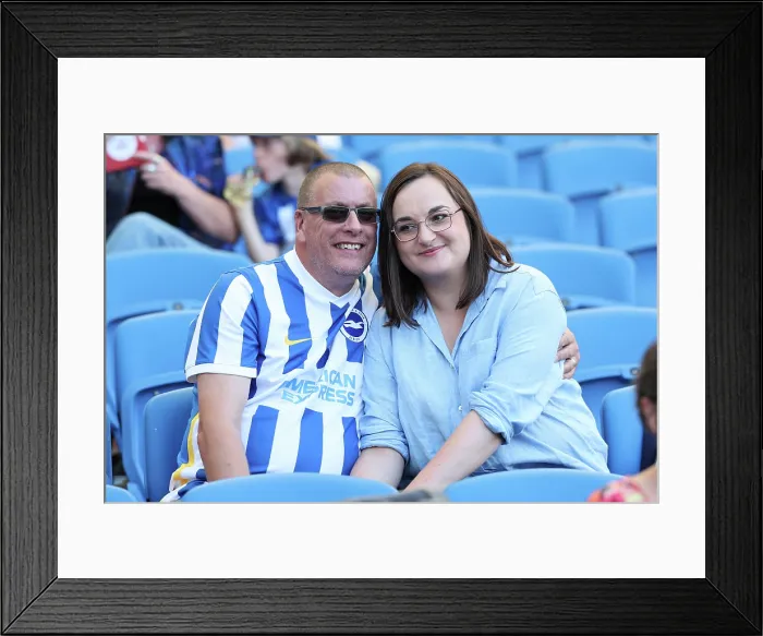Framed Print : Brighton and Hove Albion v Wolfsburg Pre-Season Friendly 09AUG25 Framed Print : Brighton and Hove Albion v Wolfsburg Pre-Season Friendly 09AUG25