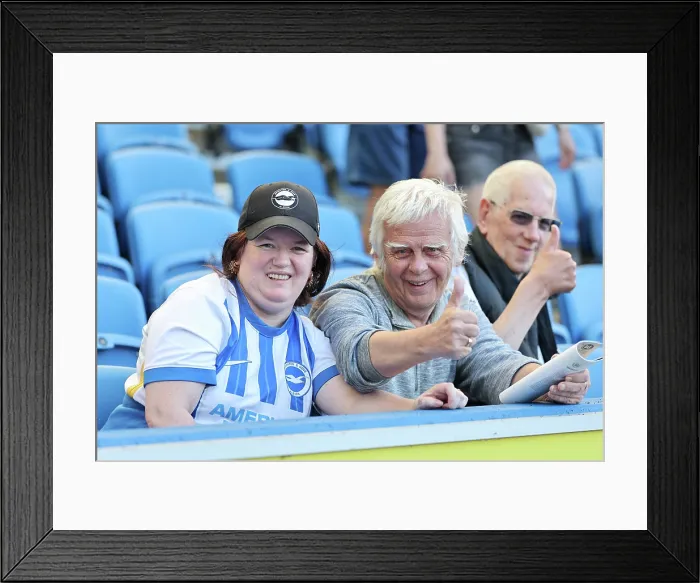 Framed Print : Brighton and Hove Albion v Wolfsburg Pre-Season Friendly 09AUG25 Framed Print : Brighton and Hove Albion v Wolfsburg Pre-Season Friendly 09AUG25