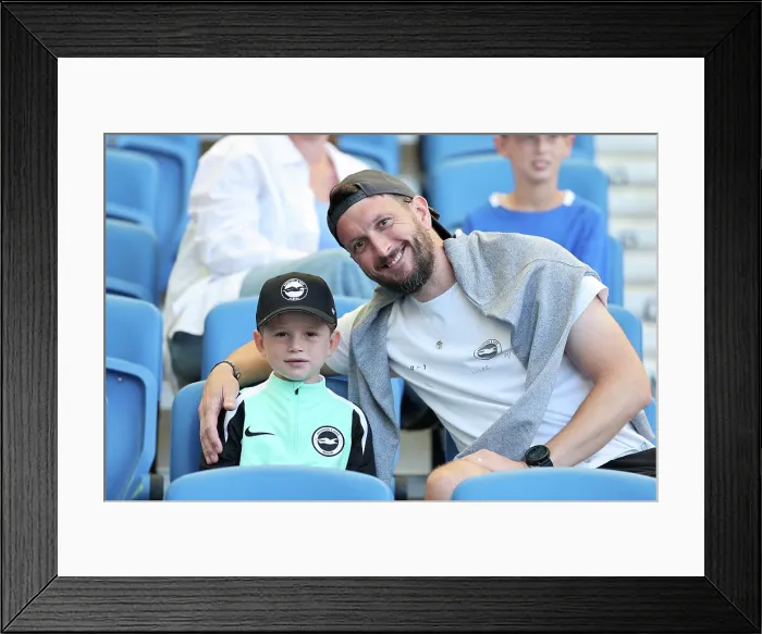 Framed Print : Brighton and Hove Albion v Wolfsburg Pre-Season Friendly 09AUG25 Framed Print : Brighton and Hove Albion v Wolfsburg Pre-Season Friendly 09AUG25