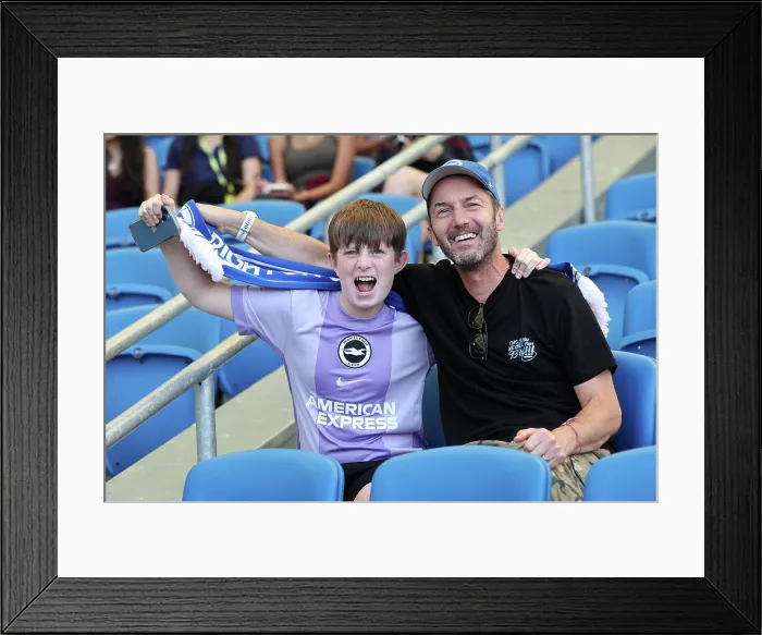 Framed Print : Brighton and Hove Albion v Wolfsburg Pre-Season Friendly 09AUG25 Framed Print : Brighton and Hove Albion v Wolfsburg Pre-Season Friendly 09AUG25
