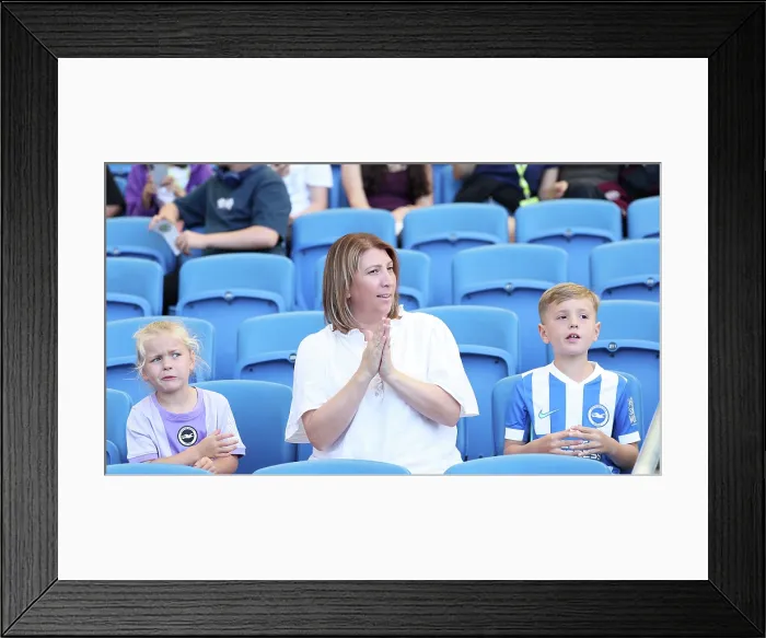 Framed Print : Brighton and Hove Albion v Wolfsburg Pre-Season Friendly 09AUG25 Framed Print : Brighton and Hove Albion v Wolfsburg Pre-Season Friendly 09AUG25