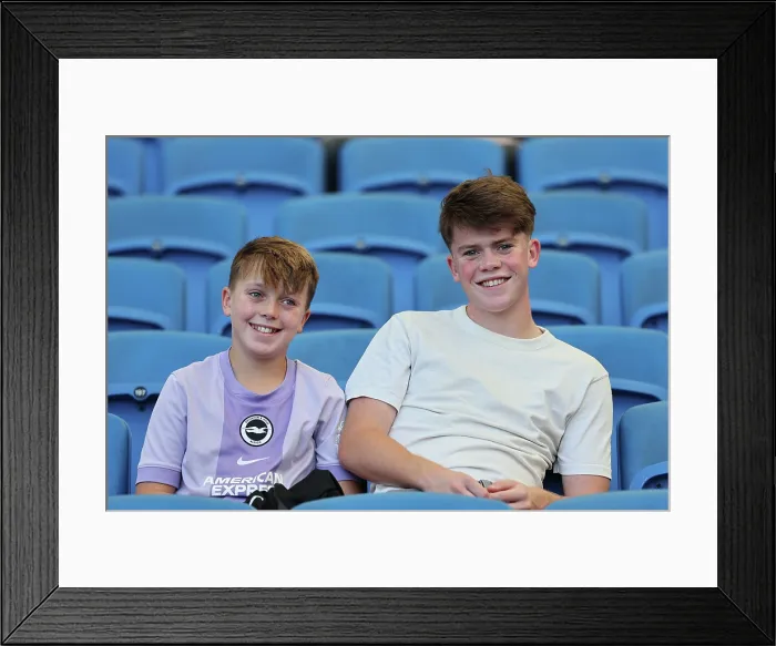Framed Print : Brighton and Hove Albion v Wolfsburg Pre-Season Friendly 09AUG25 Framed Print : Brighton and Hove Albion v Wolfsburg Pre-Season Friendly 09AUG25