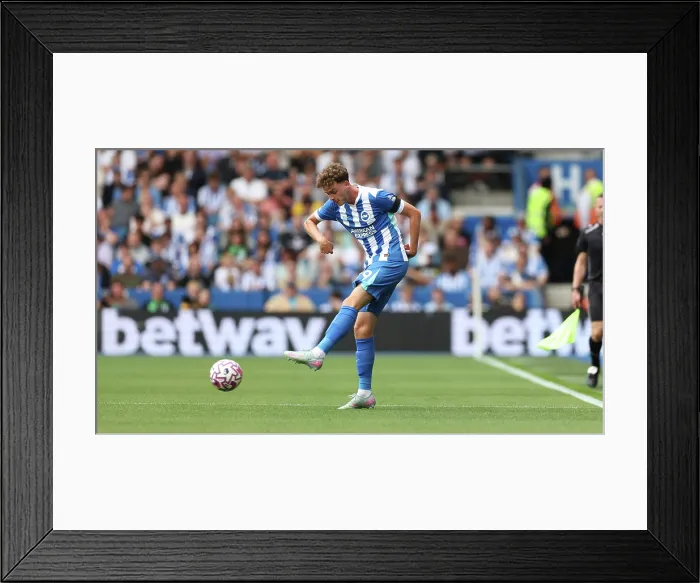 Framed Print : Brighton and Hove Albion v Fulham Premier League 16AUG25