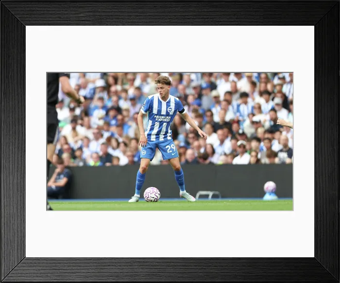 Framed Print : Brighton and Hove Albion v Fulham Premier League 16AUG25 Framed Print : Brighton and Hove Albion v Fulham Premier League 16AUG25