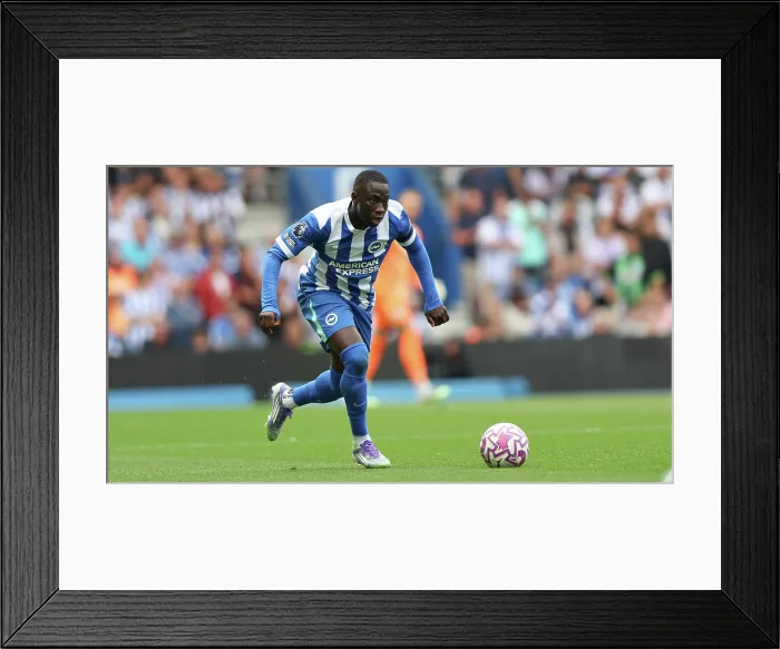 Framed Print : Brighton and Hove Albion v Fulham Premier League 16AUG25