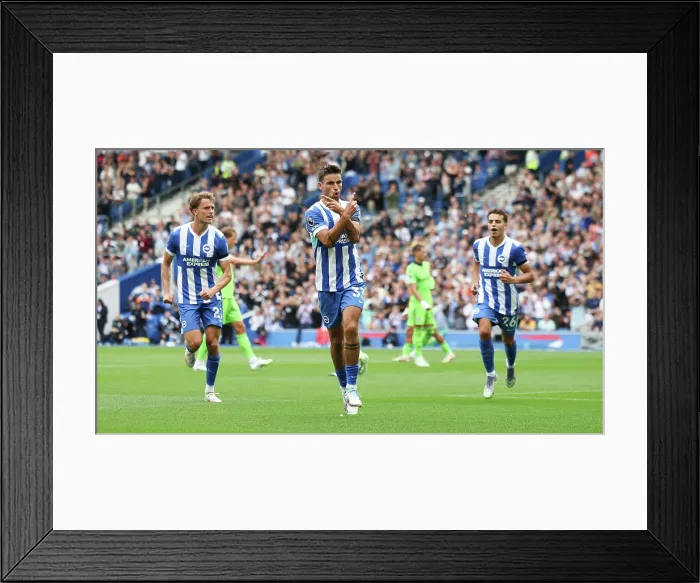 Framed Print : Brighton and Hove Albion v Fulham Premier League 16AUG25 Framed Print : Brighton and Hove Albion v Fulham Premier League 16AUG25