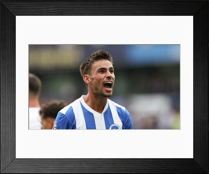 Framed Print : Brighton and Hove Albion v Fulham Premier League 16AUG25 Framed Print : Brighton and Hove Albion v Fulham Premier League 16AUG25