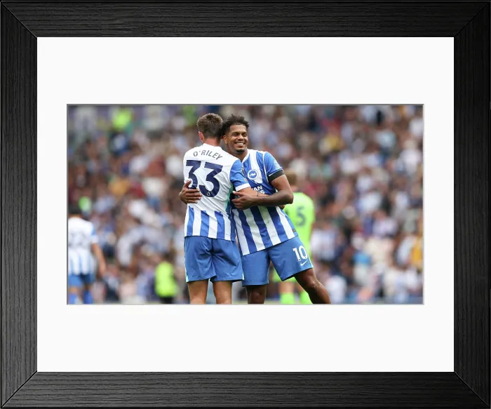 Framed Print : Brighton and Hove Albion v Fulham Premier League 16AUG25 Framed Print : Brighton and Hove Albion v Fulham Premier League 16AUG25