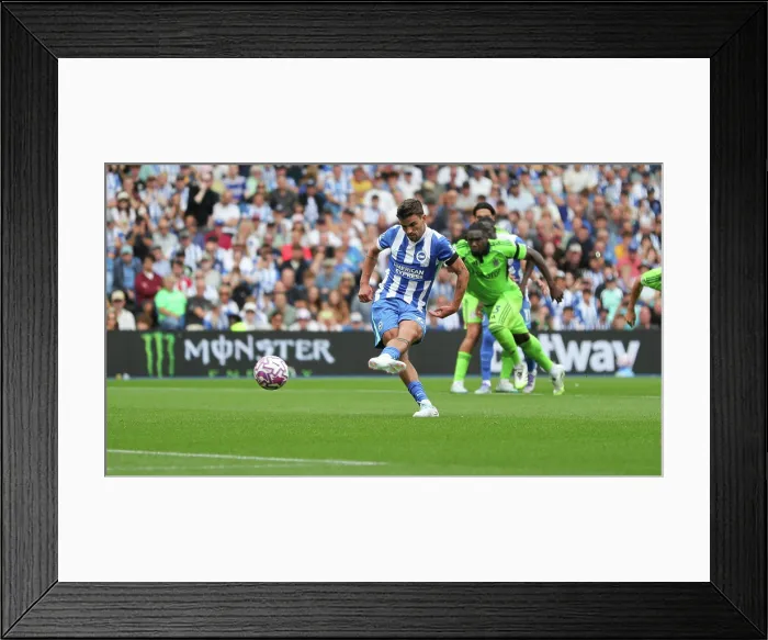 Framed Print : Brighton and Hove Albion v Fulham Premier League 16AUG25 Framed Print : Brighton and Hove Albion v Fulham Premier League 16AUG25