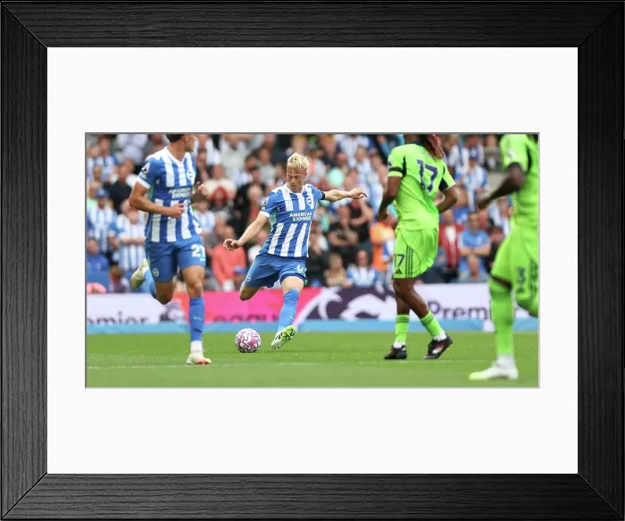 Framed Print : Brighton and Hove Albion v Fulham Premier League 16AUG25 Framed Print : Brighton and Hove Albion v Fulham Premier League 16AUG25