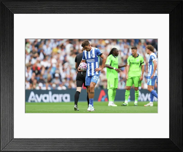 Framed Print : Brighton and Hove Albion v Fulham Premier League 16AUG25 Framed Print : Brighton and Hove Albion v Fulham Premier League 16AUG25