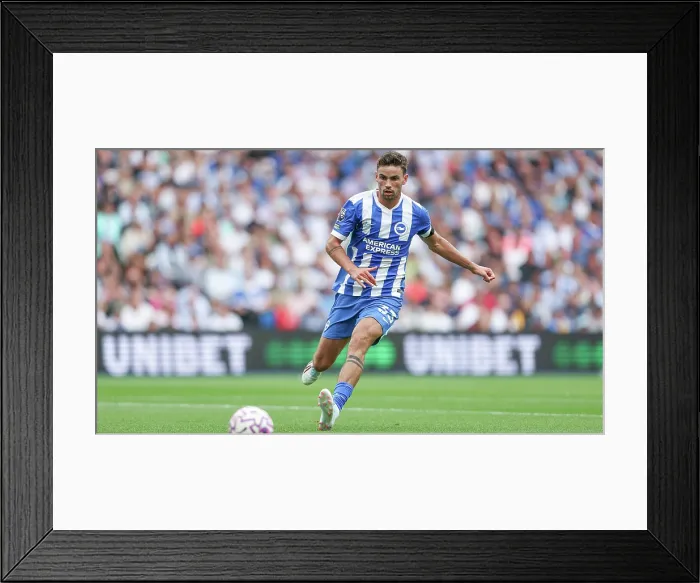 Framed Print : Brighton and Hove Albion v Fulham Premier League 16AUG25 Framed Print : Brighton and Hove Albion v Fulham Premier League 16AUG25