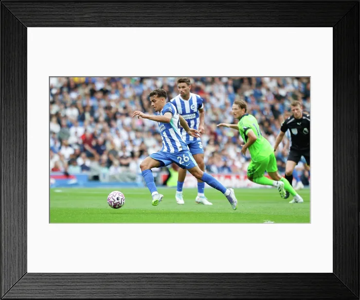 Framed Print : Brighton and Hove Albion v Fulham Premier League 16AUG25 Framed Print : Brighton and Hove Albion v Fulham Premier League 16AUG25
