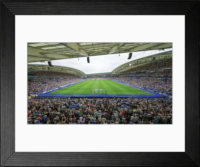 Framed Print : Brighton and Hove Albion v Fulham Premier League 16AUG25 Framed Print : Brighton and Hove Albion v Fulham Premier League 16AUG25