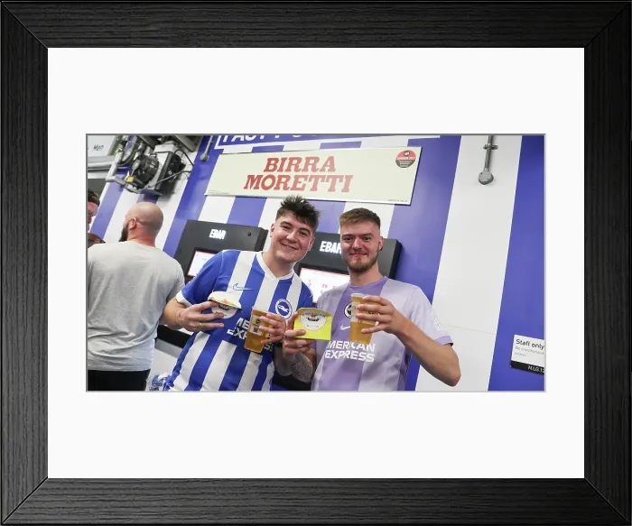 Framed Print : Brighton and Hove Albion v Fulham Premier League 16AUG25 Framed Print : Brighton and Hove Albion v Fulham Premier League 16AUG25